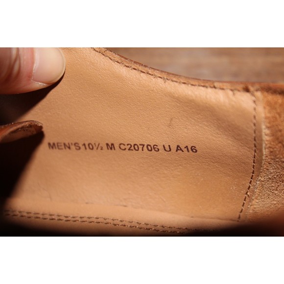 Men\'s Cole Haan Grandos Tan Oxford Wingtip Shoes Size 10.5
